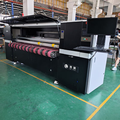 Cmyk ψηφιακός εκτύπωσης εκτυπωτής 2500mm Inkjet κιβωτίων μηχανών ζαρωμένος που ταΐζει