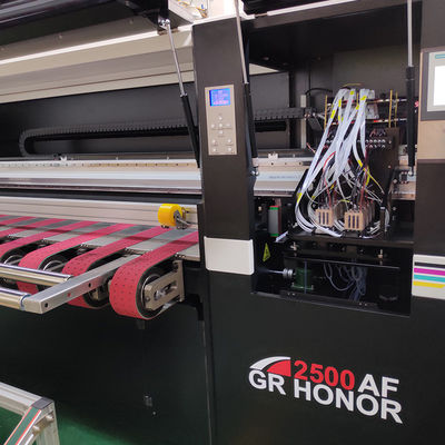 Ζαρωμένος χαρτόνι ζαρωμένος Inkjet εκτυπωτής 2500mm εκτυπωτών Inkjet κιβωτίων που ταΐζει